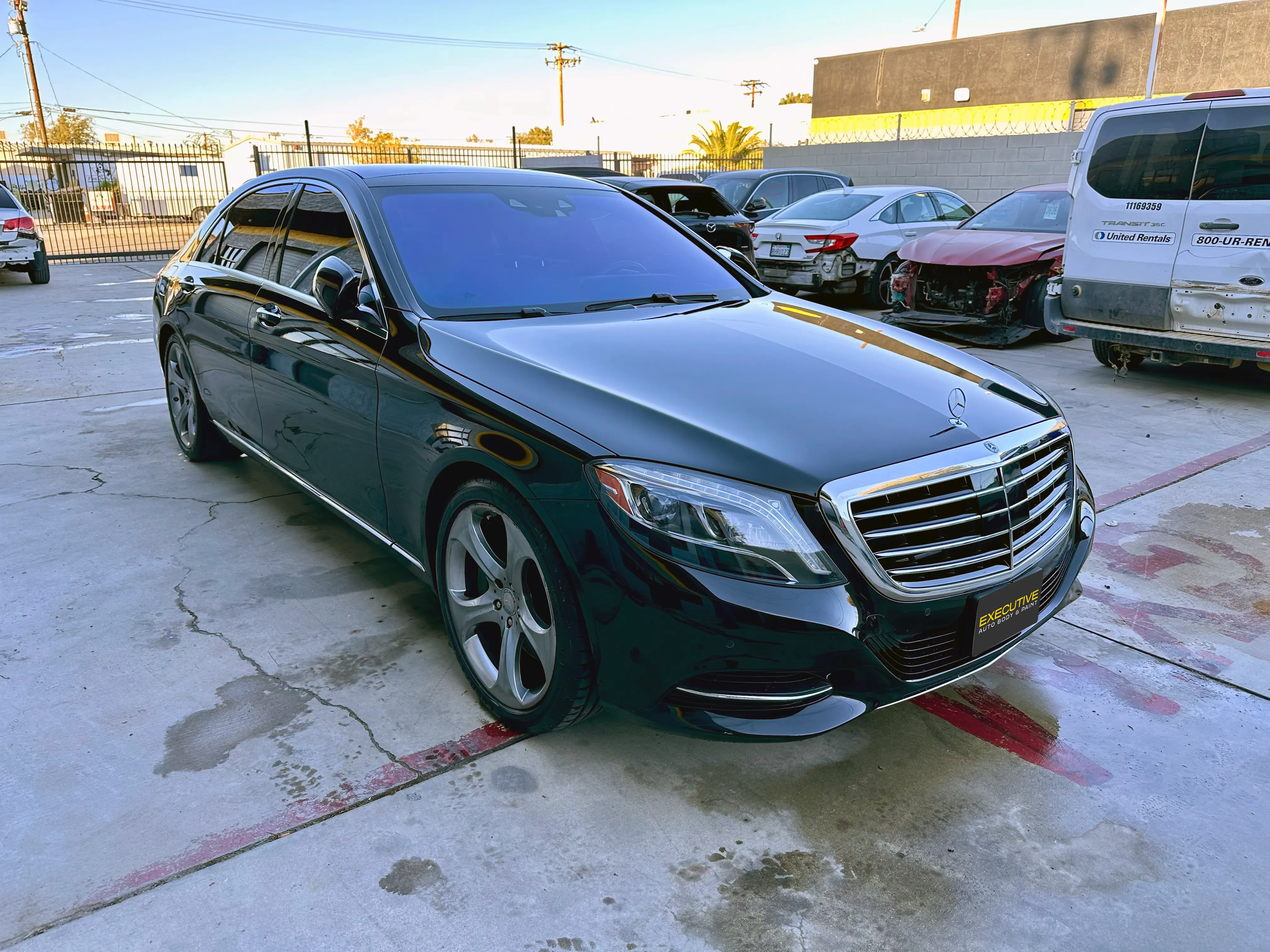 Executive Auto Body shop interior